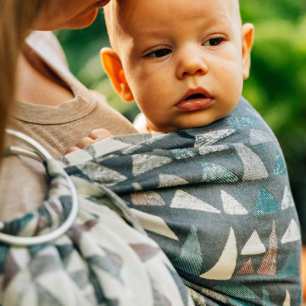 LennyLamb - LennyLamb Ring Sling - Eagle Rocks Hike (77% Cotton, 23% Lyocell) - Cloth and Carry