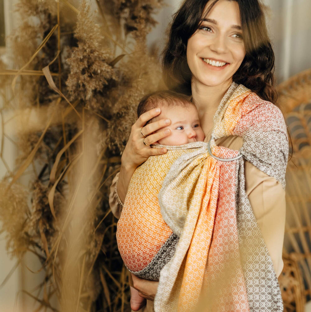 LennyLamb - LennyLamb Ring Sling - Little Love Madison (100% Cotton) - Cloth and Carry