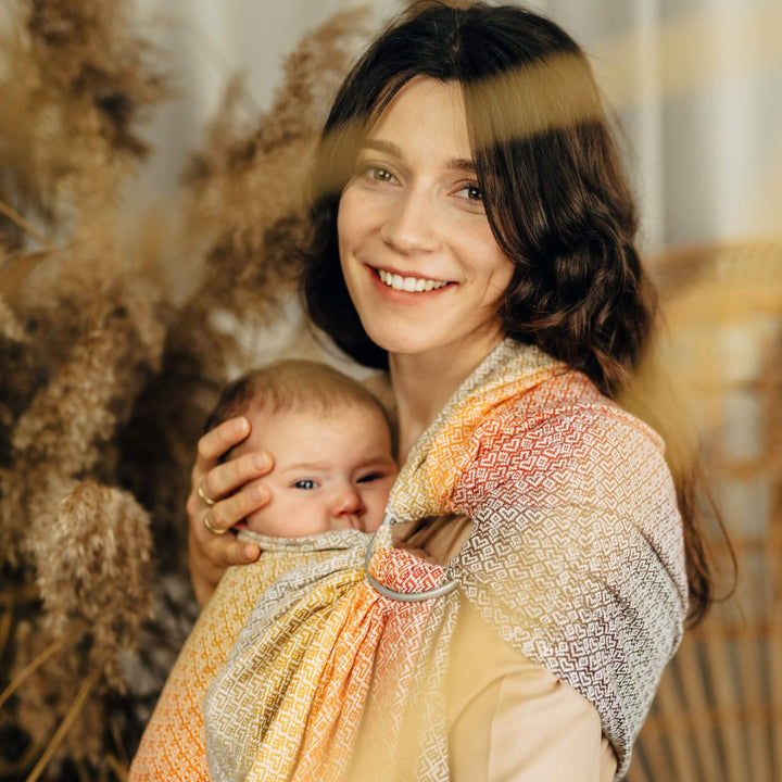 LennyLamb - LennyLamb Ring Sling - Little Love Madison (100% Cotton) - Cloth and Carry