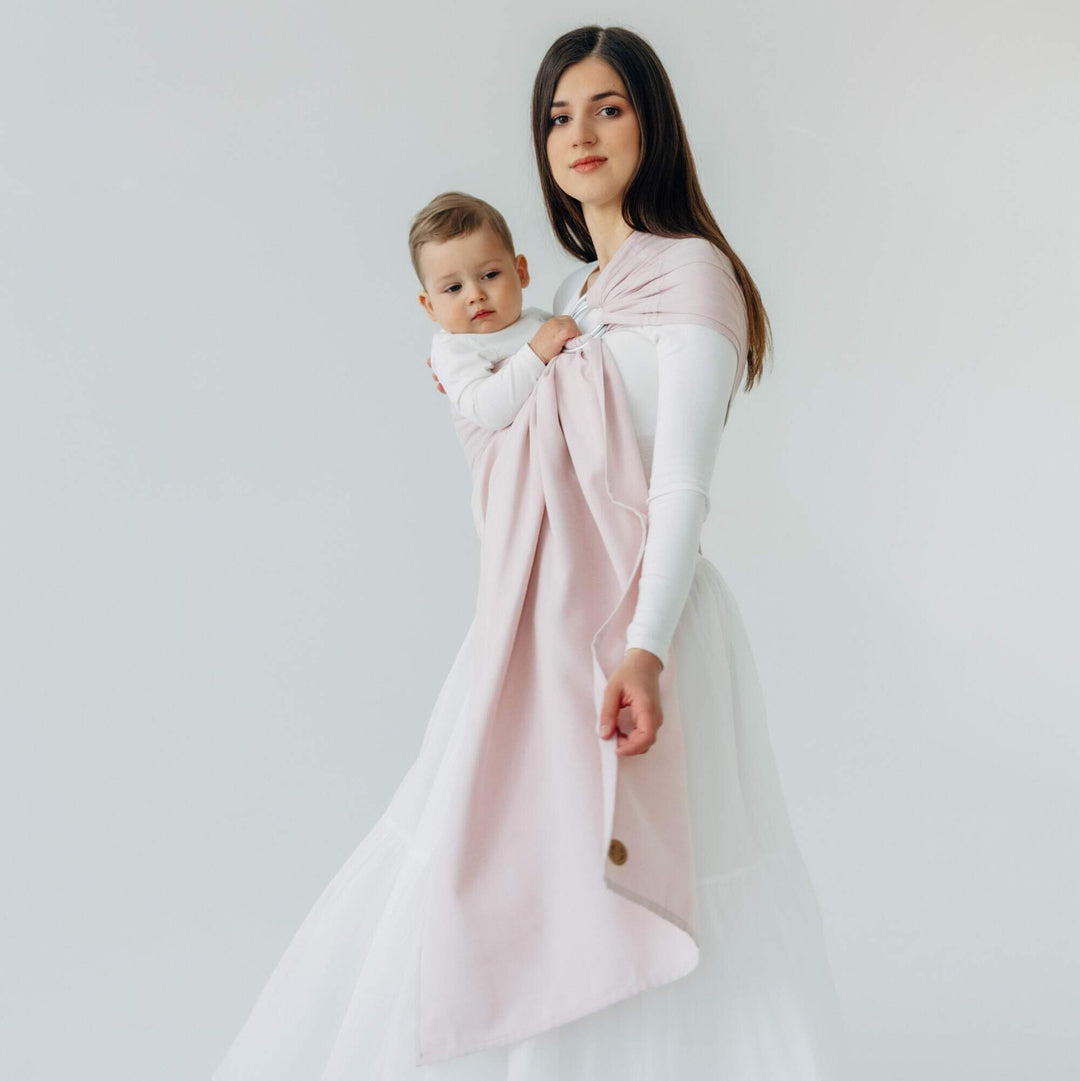 LennyLamb - LennyLamb Ring Sling - Marshmallow (Cotton/Bamboo) - Cloth and Carry