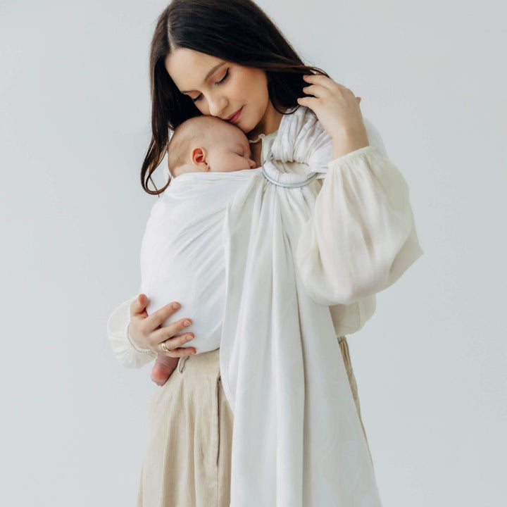 LennyLamb - LennyLamb Ring Sling - Viridiflora - Milky Way (100% Bamboo) - Cloth and Carry