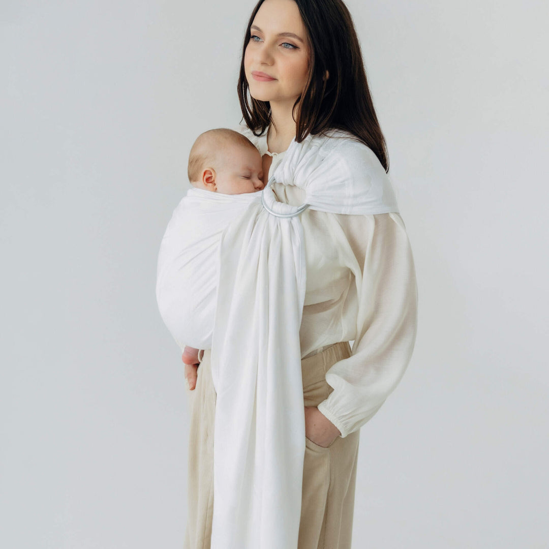 LennyLamb - LennyLamb Ring Sling - Viridiflora - Milky Way (100% Bamboo) - Cloth and Carry