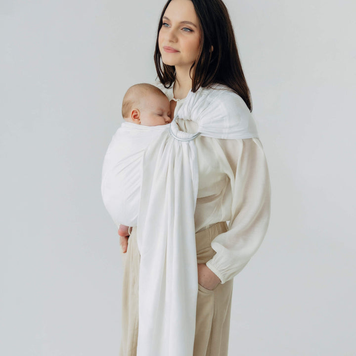 LennyLamb - LennyLamb Ring Sling - Viridiflora - Milky Way (100% Bamboo) - Cloth and Carry