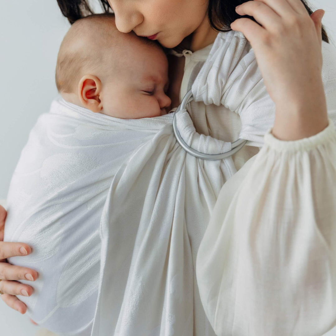 LennyLamb - LennyLamb Ring Sling - Viridiflora - Milky Way (100% Bamboo) - Cloth and Carry