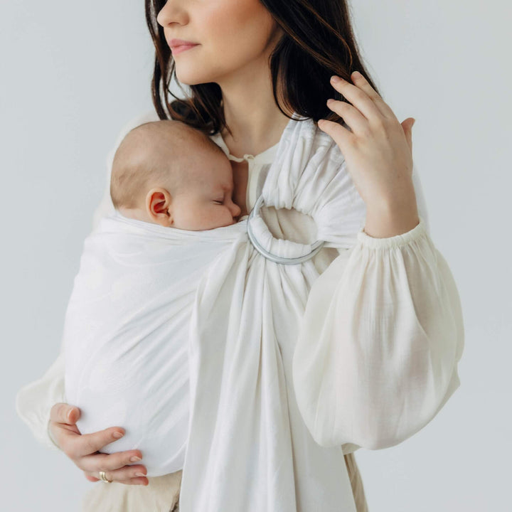 LennyLamb - LennyLamb Ring Sling - Viridiflora - Milky Way (100% Bamboo) - Cloth and Carry