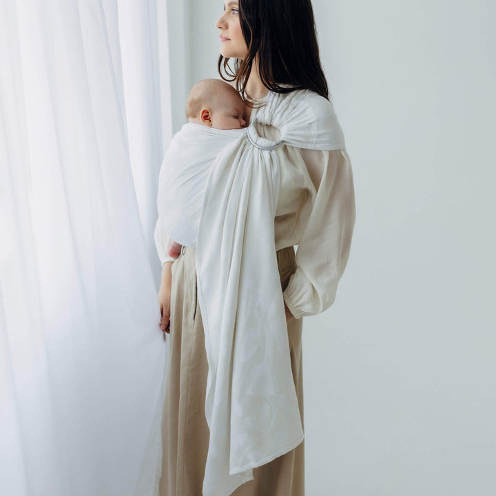 LennyLamb - LennyLamb Ring Sling - Viridiflora - Milky Way (100% Bamboo) - Cloth and Carry
