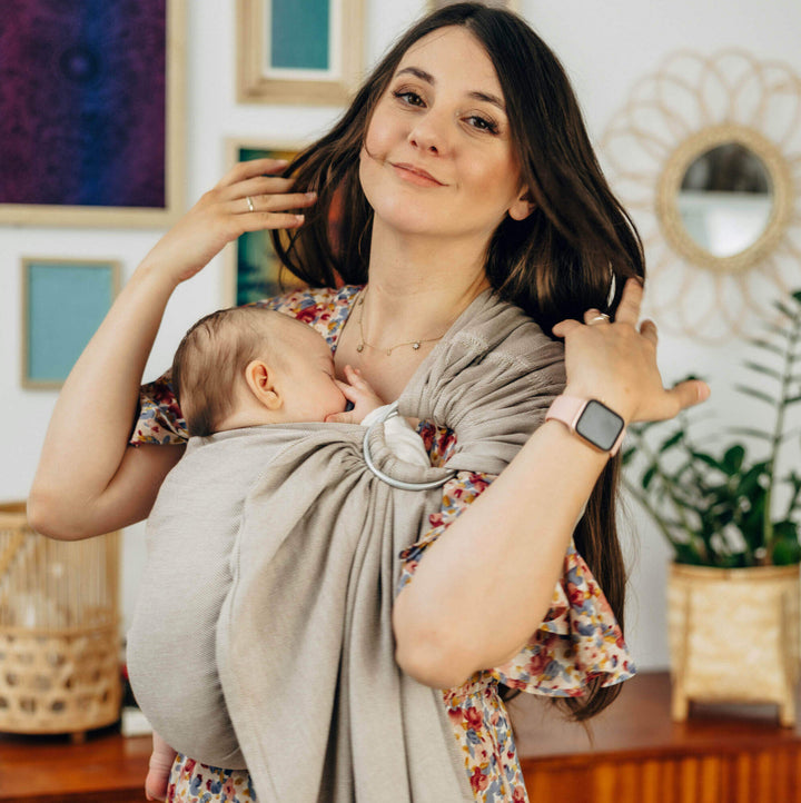 LennyLamb - LennyLamb Ring Sling - Peanut Butter (100% Cotton) - Cloth and Carry