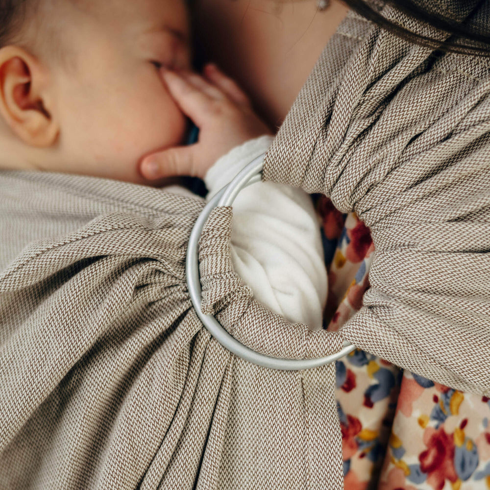 LennyLamb - LennyLamb Ring Sling - Peanut Butter (100% Cotton) - Cloth and Carry