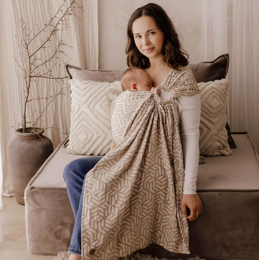 LennyLamb - LennyLamb Ring Sling - Tetris - Presto (Cotton/Bamboo) - Cloth and Carry