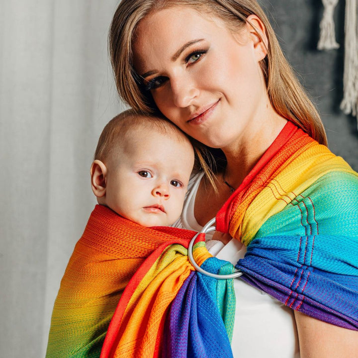 LennyLamb-LennyLamb Ring Sling - Rainbow Baby (100% Cotton) - Cloth and Carry