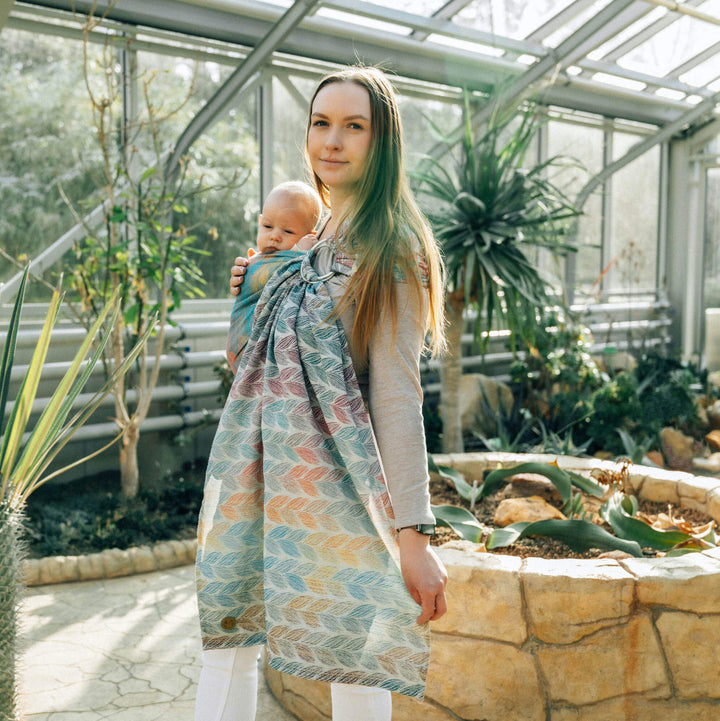 LennyLamb - LennyLamb Ring Sling - Tangled Plait (100% Cotton) - Cloth and Carry