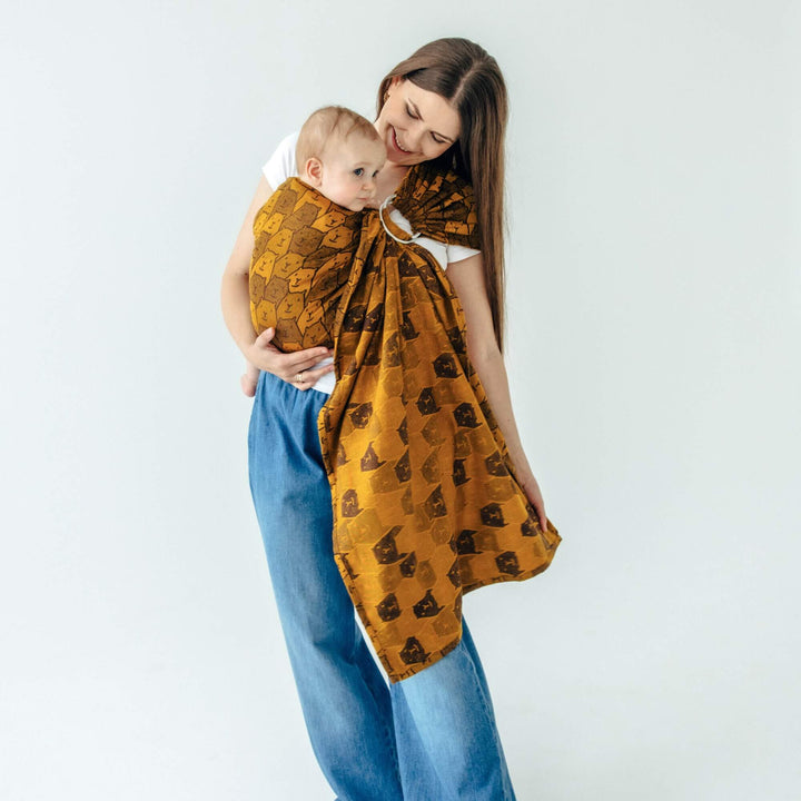 LennyLamb - LennyLamb Ring Sling - Tribu (Capybaras) (100% Cotton) - Cloth and Carry
