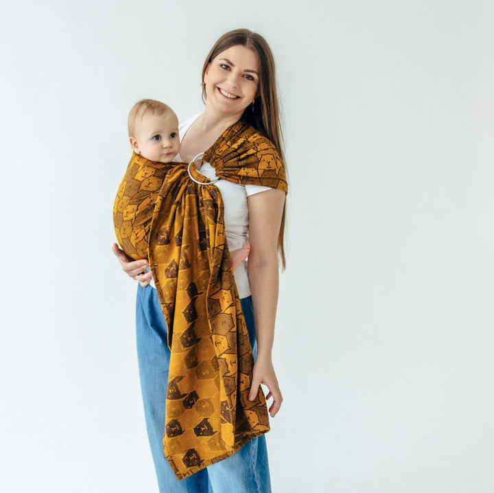 LennyLamb - LennyLamb Ring Sling - Tribu (Capybaras) (100% Cotton) - Cloth and Carry