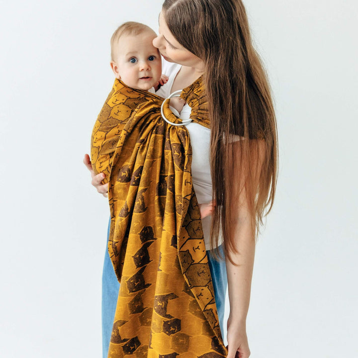 LennyLamb - LennyLamb Ring Sling - Tribu (Capybaras) (100% Cotton) - Cloth and Carry