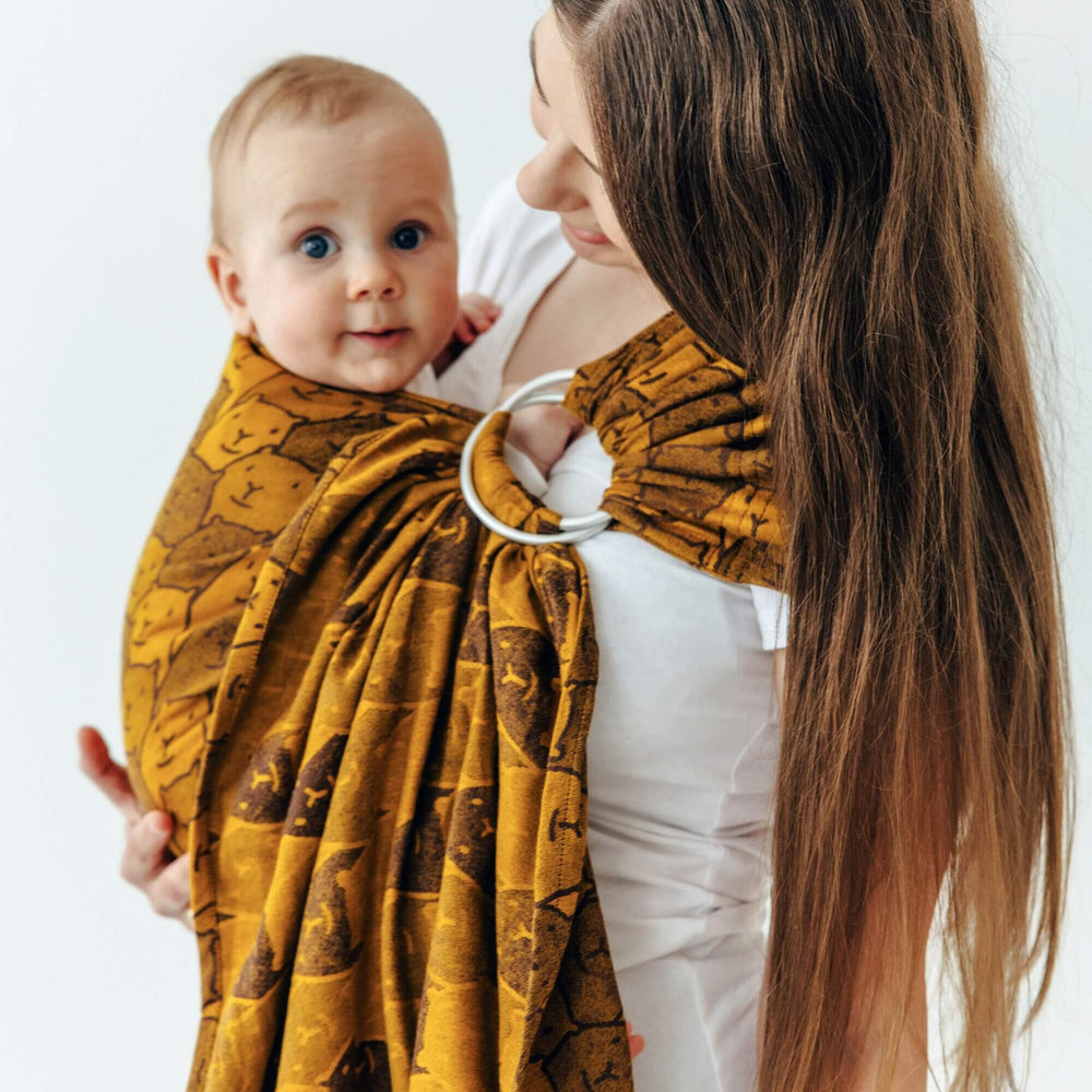 LennyLamb - LennyLamb Ring Sling - Tribu (Capybaras) (100% Cotton) - Cloth and Carry
