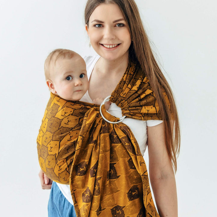 LennyLamb - LennyLamb Ring Sling - Tribu (Capybaras) (100% Cotton) - Cloth and Carry