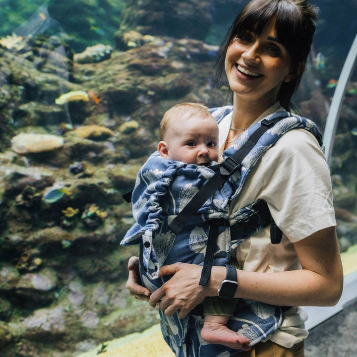 LennyLamb - LennyUpgrade Baby Carrier - Viridiflora Royal Baby - Cloth and Carry