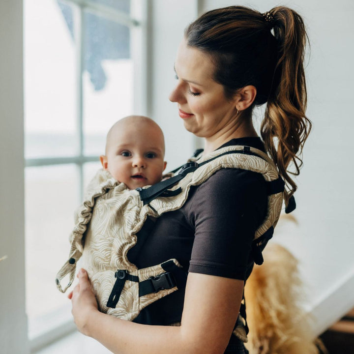 LennyLamb - LennyUpgrade Baby Carrier - Rapunzel Auratum (100% Cotton) - Cloth and Carry