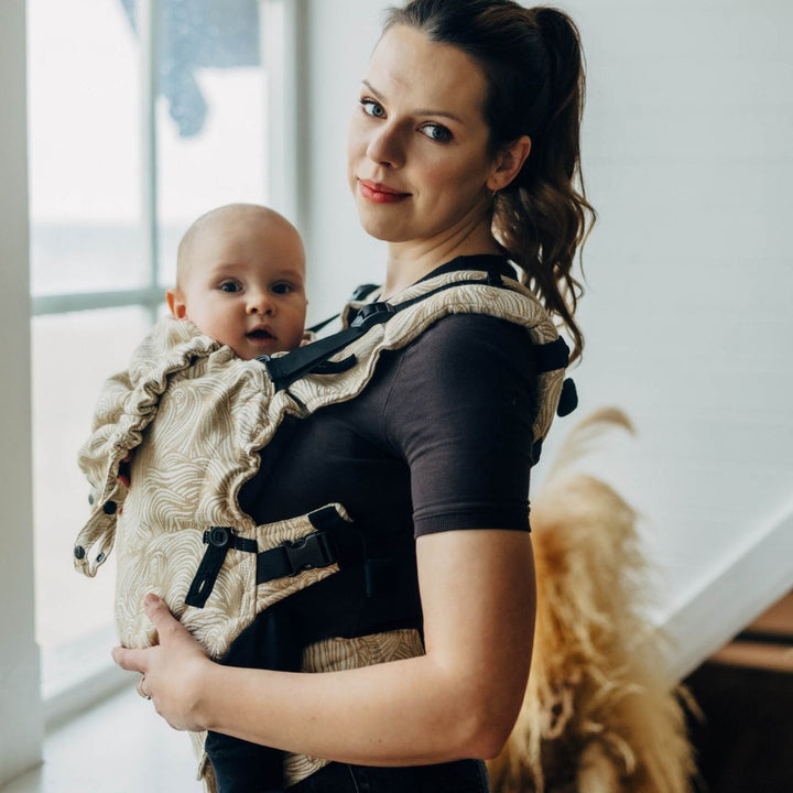 LennyLamb - LennyUpgrade Baby Carrier - Rapunzel Auratum (100% Cotton) - Cloth and Carry