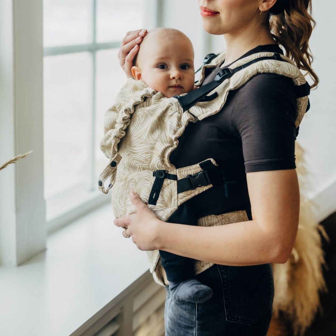 LennyLamb - LennyUpgrade Baby Carrier - Rapunzel Auratum (100% Cotton) - Cloth and Carry