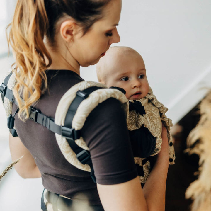 LennyLamb - LennyUpgrade Baby Carrier - Rapunzel Auratum (100% Cotton) - Cloth and Carry