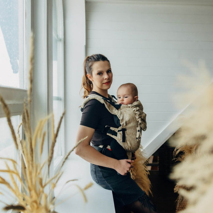 LennyLamb - LennyUpgrade Baby Carrier - Rapunzel Auratum (100% Cotton) - Cloth and Carry