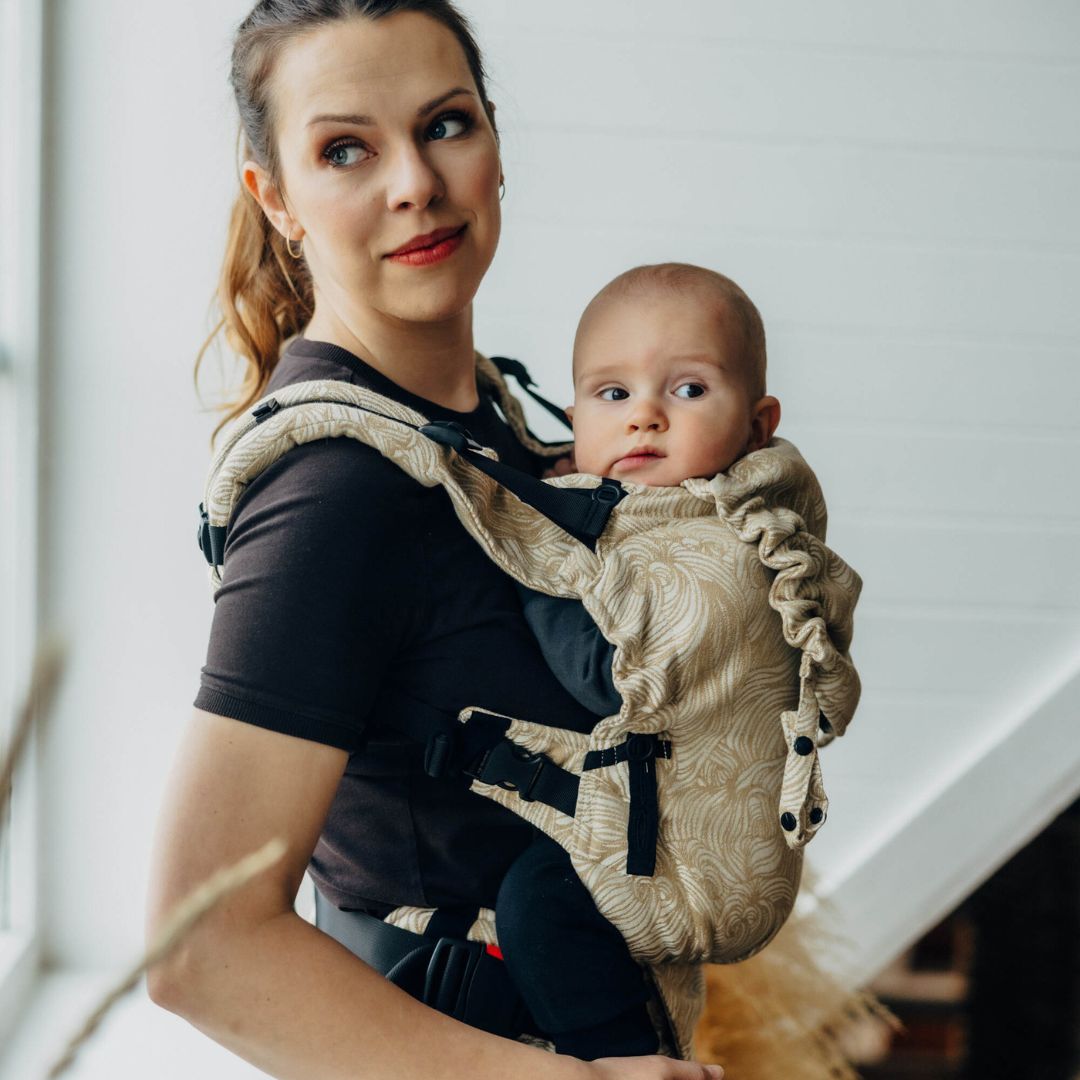 LennyLamb - LennyUpgrade Baby Carrier - Rapunzel Auratum (100% Cotton) - Cloth and Carry