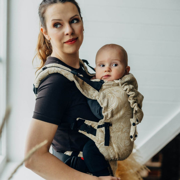 LennyLamb - LennyUpgrade Baby Carrier - Rapunzel Auratum (100% Cotton) - Cloth and Carry