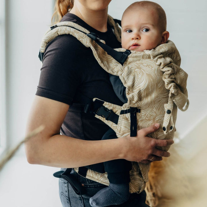 LennyLamb - LennyUpgrade Baby Carrier - Rapunzel Auratum (100% Cotton) - Cloth and Carry