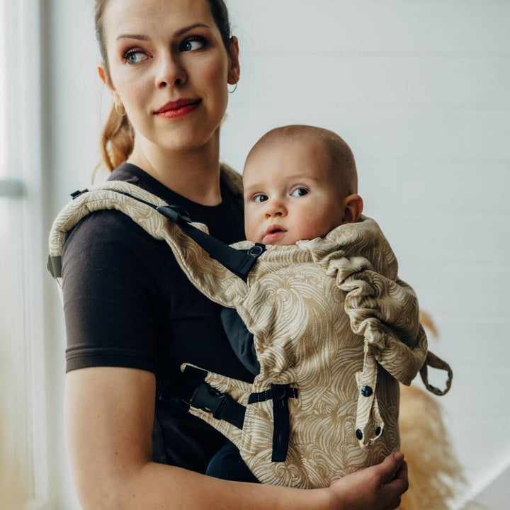 LennyLamb - LennyUpgrade Baby Carrier - Rapunzel Auratum (100% Cotton) - Cloth and Carry