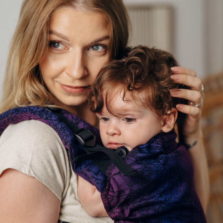LennyLamb - LennyUpgrade Baby Carrier - Wild Wine Bouquet - Cloth and Carry