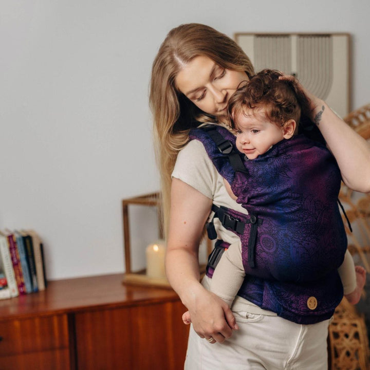 LennyLamb - LennyUpgrade Baby Carrier - Wild Wine Bouquet - Cloth and Carry
