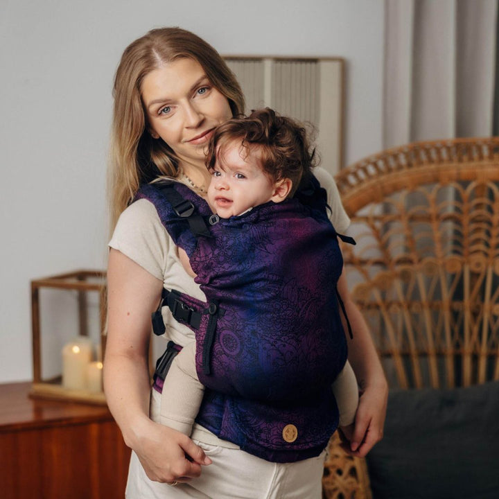 LennyLamb - LennyUpgrade Baby Carrier - Wild Wine Bouquet - Cloth and Carry
