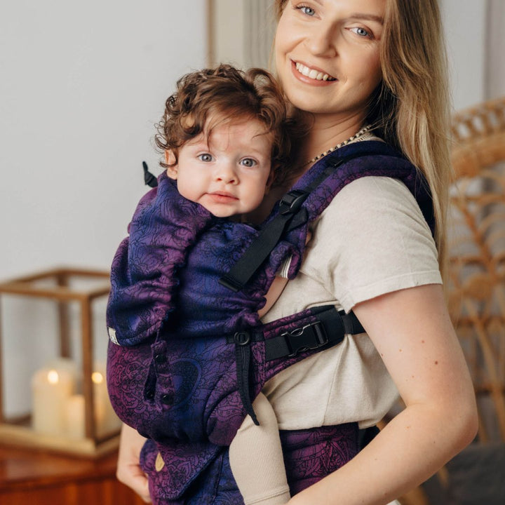 LennyLamb - LennyUpgrade Baby Carrier - Wild Wine Bouquet - Cloth and Carry