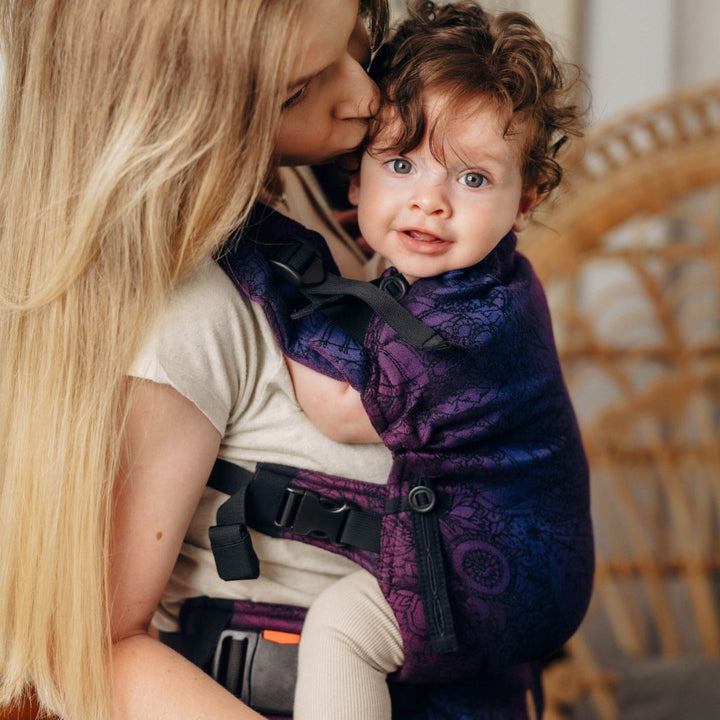 LennyLamb - LennyUpgrade Baby Carrier - Wild Wine Bouquet - Cloth and Carry
