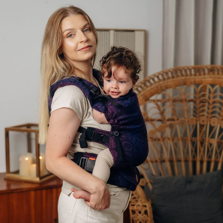 LennyLamb - LennyUpgrade Baby Carrier - Wild Wine Bouquet - Cloth and Carry