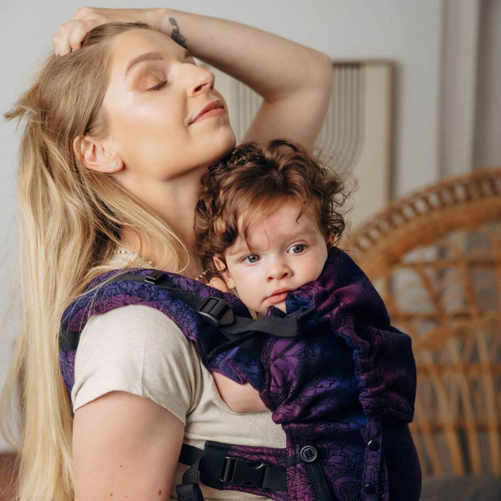 LennyLamb - LennyUpgrade Baby Carrier - Wild Wine Bouquet - Cloth and Carry