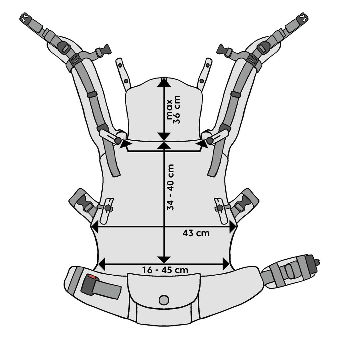 LennyLamb-LennyUpgrade Baby Carrier - Airglow - Cloth and Carry