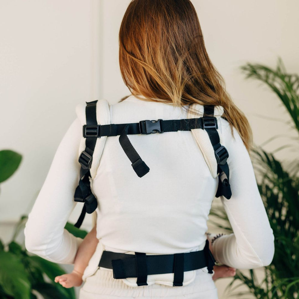 LennyLamb - LennyUpgrade "My First" Baby Carrier - Little Herringbone Luce - Cloth and Carry