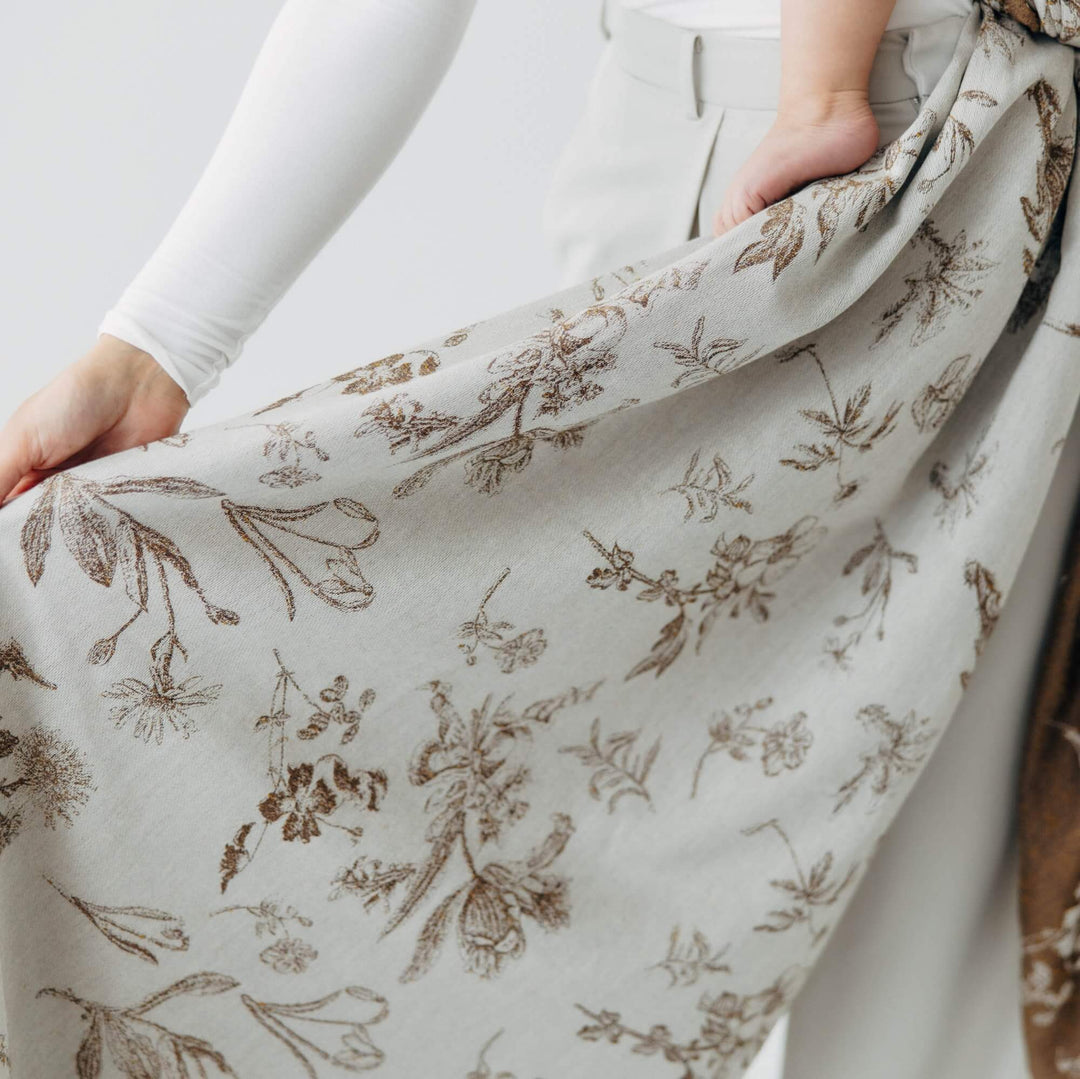 LennyLamb Woven Wrap - Herbarium Raindrops  * Ships in two weeks *