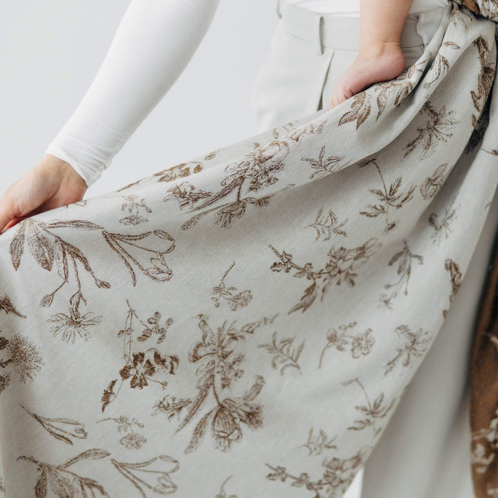 LennyLamb Woven Wrap - Herbarium Raindrops  * Ships in two weeks *