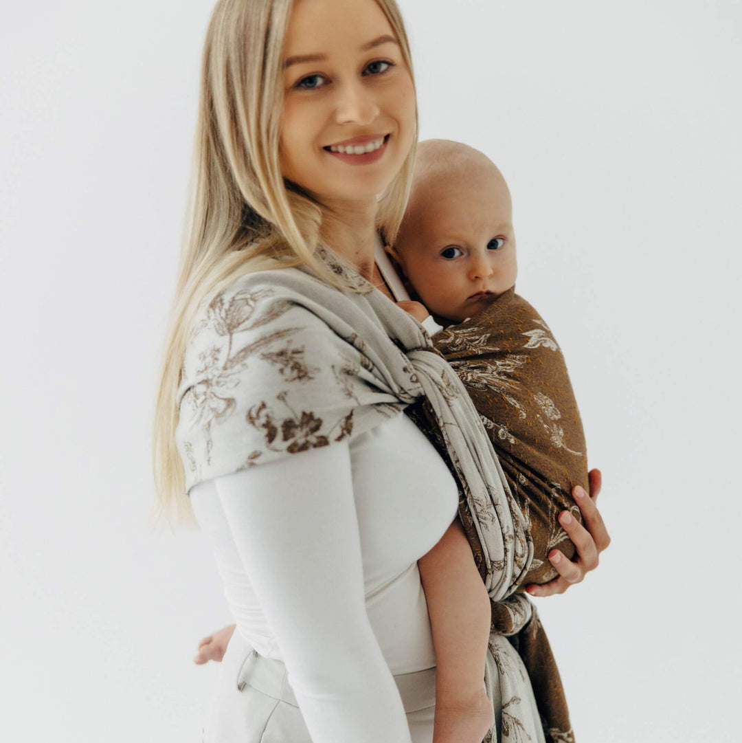 LennyLamb Woven Wrap - Herbarium Raindrops  * Ships in two weeks *