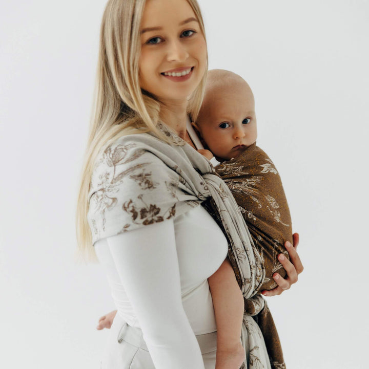 LennyLamb Woven Wrap - Herbarium Raindrops  * Ships in two weeks *