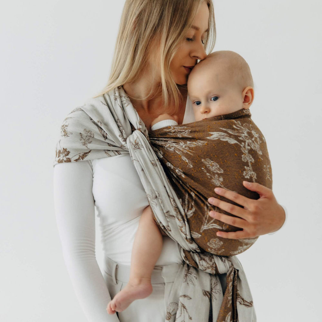 LennyLamb Woven Wrap - Herbarium Raindrops  * Ships in two weeks *