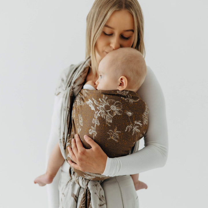 LennyLamb Woven Wrap - Herbarium Raindrops  * Ships in two weeks *