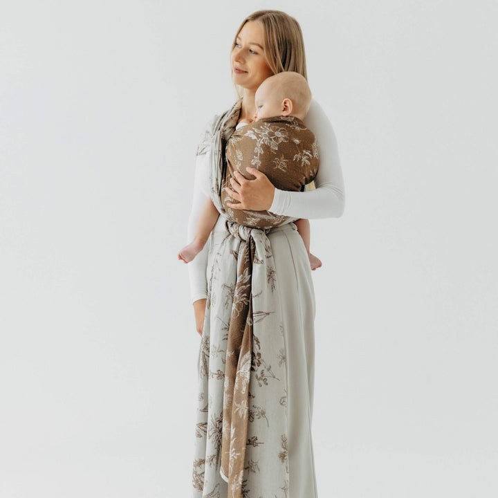 LennyLamb Woven Wrap - Herbarium Raindrops  * Ships in two weeks *
