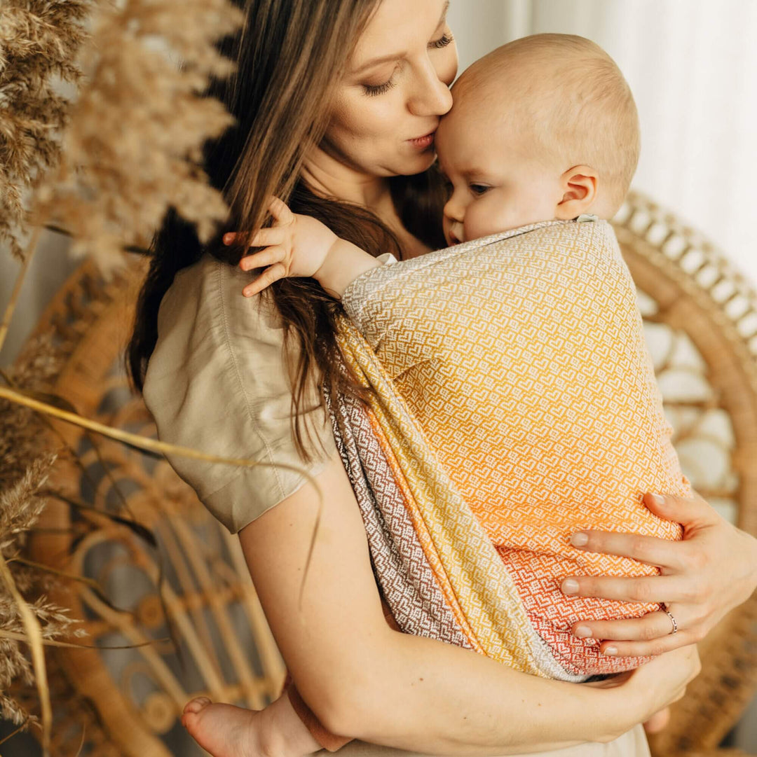 LennyLamb - LennyLamb Baby Sling Woven Wrap - Little Love Madison (100% Cotton) - Cloth and Carry