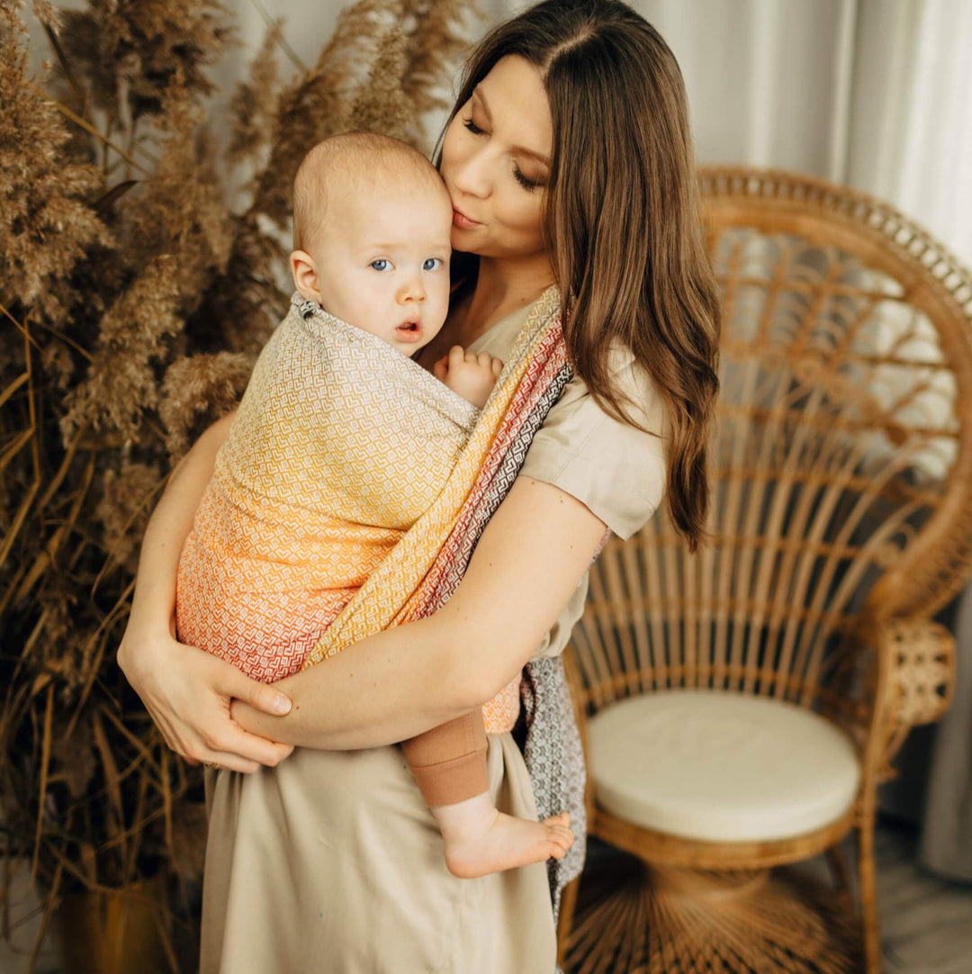 LennyLamb - LennyLamb Baby Sling Woven Wrap - Little Love Madison (100% Cotton) - Cloth and Carry