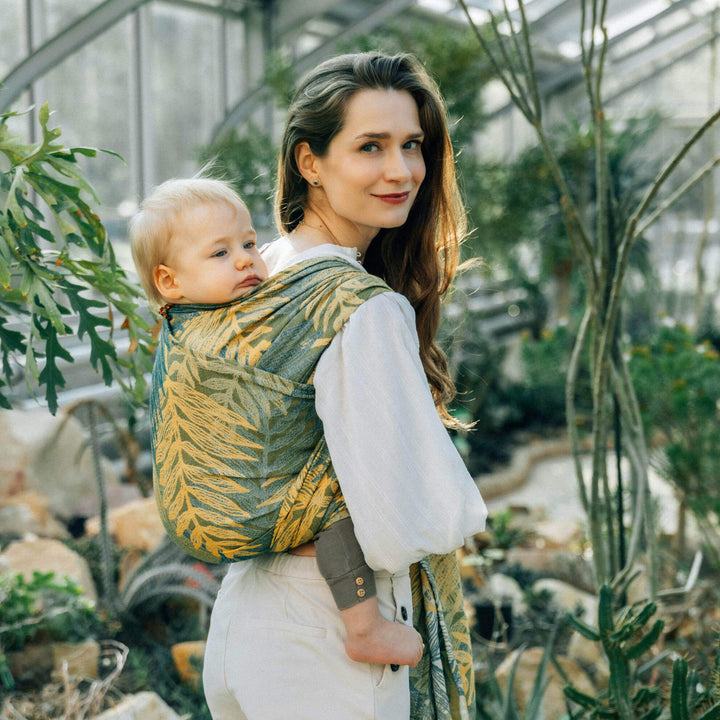 LennyLamb - LennyLamb Baby Sling Woven Wrap - Rainforest Selva (100% Cotton) - Cloth and Carry