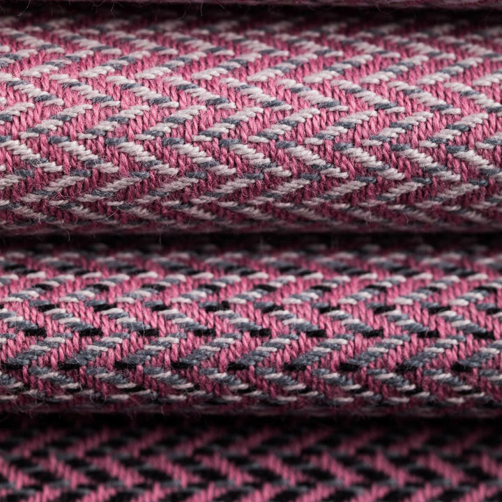 LennyLamb-LennyLamb Ring Sling - Little Herringbone Ombre Pink (100% Cotton) - Cloth and Carry